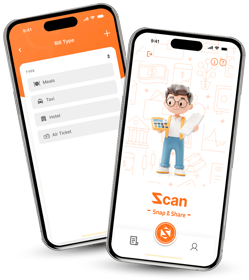 Zcan mainpage and bill type page